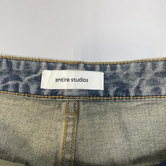 Entire Studios Unisex Slim-Flared Cotton Jeans Size S Surface Wave - Picture 6 of 9